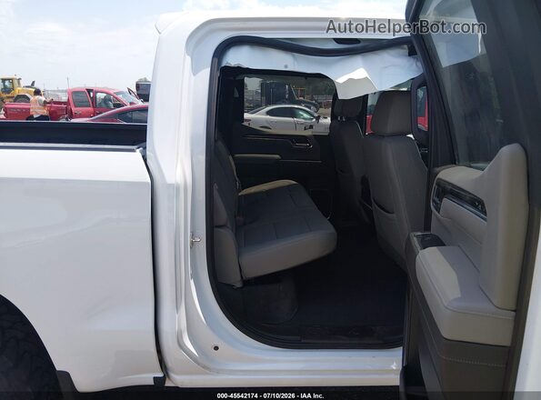 3GCUKGE80SG162292 2025 CHEVROLET SILVERADO White Widok naklejki z numerem VIN