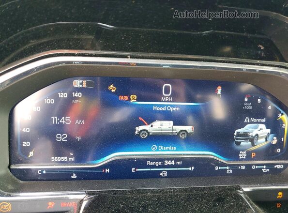 3GCUKHEL4SG113140 2025 CHEVROLET SILVERADO Черный Вид щитка приборов