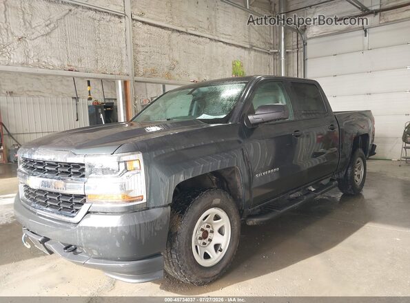 3GCUKNEC1JG335177 2018 CHEVROLET SILVERADO Gray Панорамний вид салону 360°