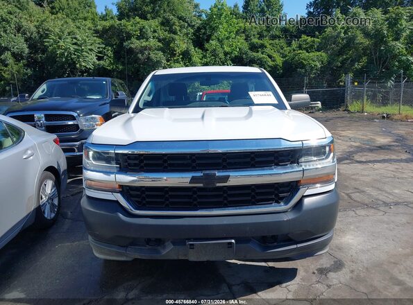 3GCUKNEC4JG365905 2018 CHEVROLET SILVERADO White Vista del cuadro de instrumentos