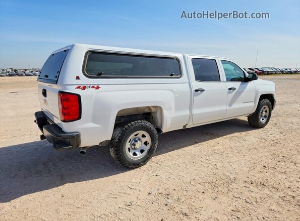 3GCUKNEC5JG557835 2018 CHEVROLET SILVERADO Белый Задняя правая четверть