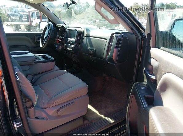 3GCUKNEC6JG464287 2018 CHEVROLET SILVERADO Black Widok wnętrza z przodu