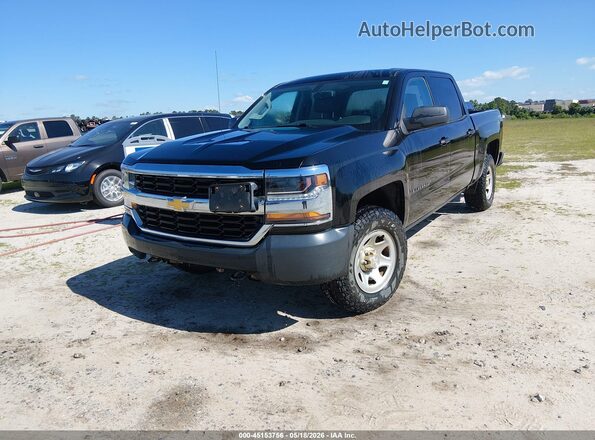 3GCUKNEC6JG464287 2018 CHEVROLET SILVERADO Black Przód lewy