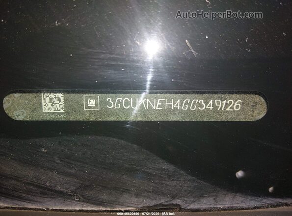 3GCUKNEH4GG349126 2016 CHEVROLET SILVERADO Серый Вид подкапотного пространства