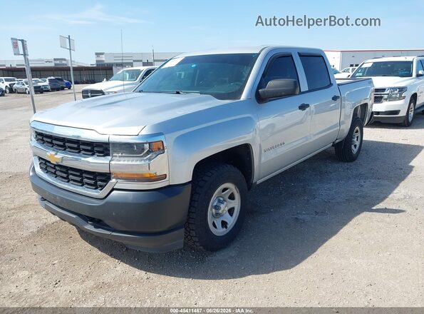 3GCUKNEH8JG186830 2018 CHEVROLET SILVERADO Silver Առջևի ձախ երեք քառորդ տեսարան