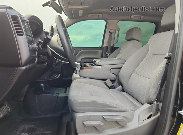 3GCUKPEC6JG135536 2018 CHEVROLET SILVERADO Black წინა სალონის ხედი