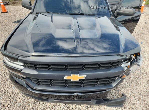 3GCUKPEC6JG135536 2018 CHEVROLET SILVERADO Black უკანა სალონის ხედი