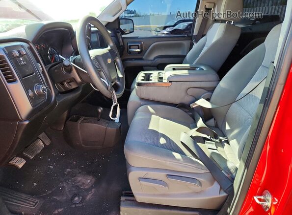 3GCUKPEC7JG635060 2018 CHEVROLET SILVERADO Red Widok wnętrza z przodu