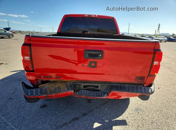 3GCUKPEC7JG635060 2018 CHEVROLET SILVERADO Red Widok z tyłu