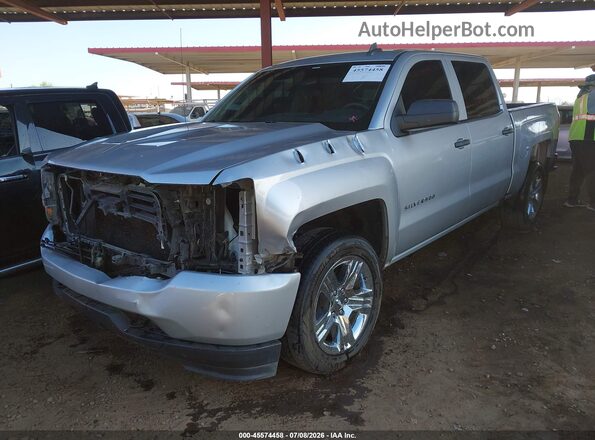3GCUKPECXJG297699 2018 CHEVROLET SILVERADO Silver Передня ліва чверть