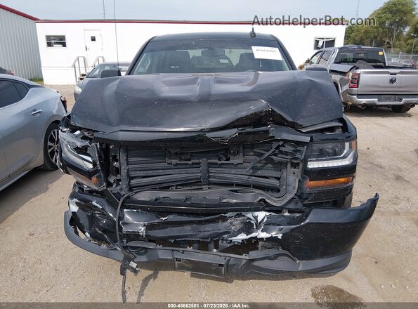 3GCUKPECXJG303890 2018 CHEVROLET SILVERADO Black Vista del cuadro de instrumentos