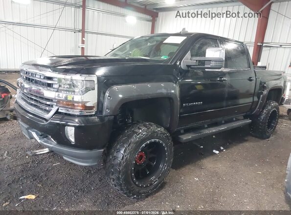3GCUKREC0GG258527 2016 CHEVROLET SILVERADO Black Передня ліва чверть