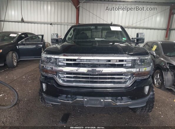 3GCUKREC0GG258527 2016 CHEVROLET SILVERADO Black Вид щитка приладів