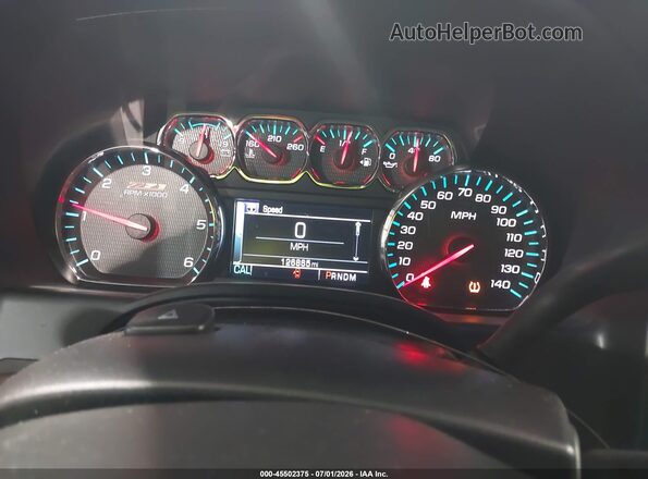 3GCUKREC0GG258527 2016 CHEVROLET SILVERADO Black Вид задніх сидінь