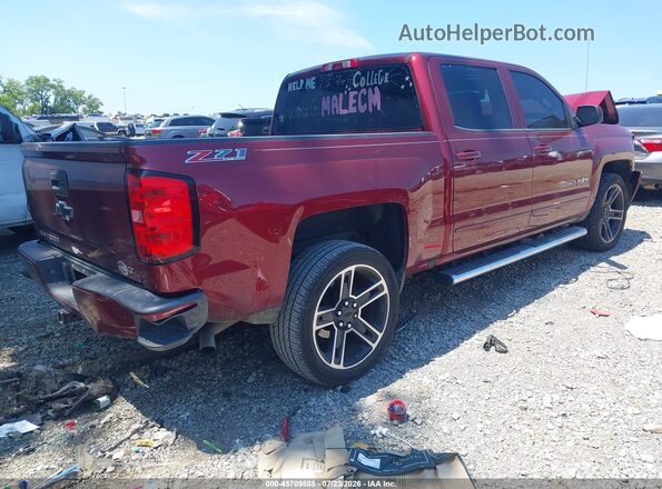 3GCUKREC0GG333968 2016 CHEVROLET SILVERADO Maroon Tył prawy
