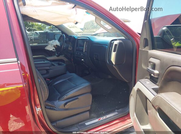 3GCUKREC0GG333968 2016 CHEVROLET SILVERADO Maroon Widok wnętrza z przodu