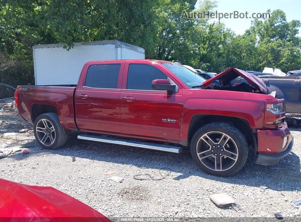 3GCUKREC0GG333968 2016 CHEVROLET SILVERADO Maroon Widok wnętrza z tyłu