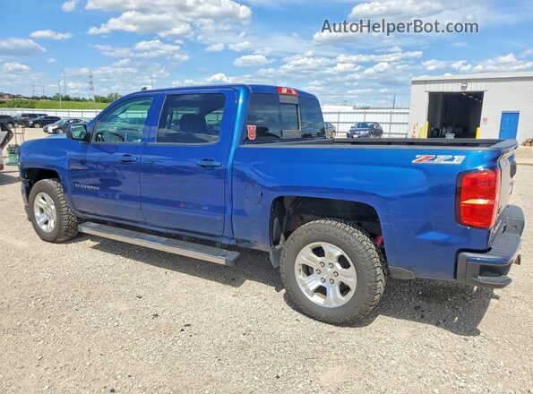 3GCUKREC0HG245407 2017 CHEVROLET SILVERADO Синий Задняя левая четверть