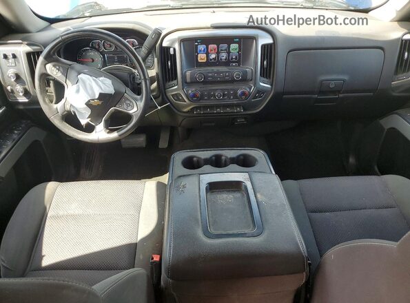 3GCUKREC0HG245407 2017 CHEVROLET SILVERADO Синий Вид панели приборов