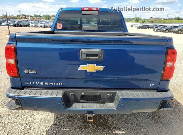 3GCUKREC0HG245407 2017 CHEVROLET SILVERADO Синий Вид сзади
