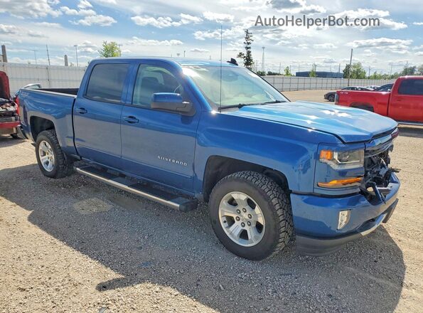 3GCUKREC0HG245407 2017 CHEVROLET SILVERADO Синий Передняя правая четверть