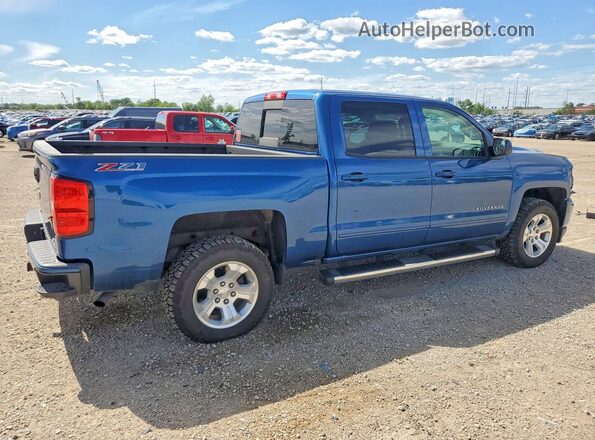 3GCUKREC0HG245407 2017 CHEVROLET SILVERADO Синий Задняя правая четверть