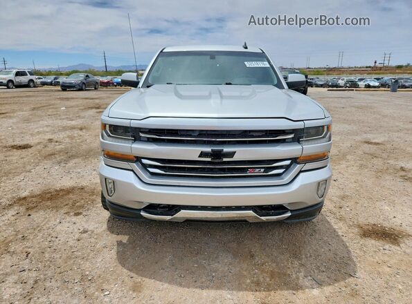 3GCUKREC0JG375421 2018 CHEVROLET SILVERADO Gray Widok z przodu