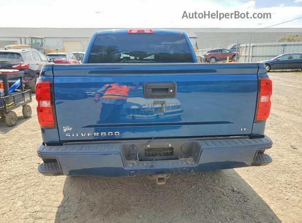 3GCUKREC0JG381347 2018 CHEVROLET SILVERADO Blue Vista trasera