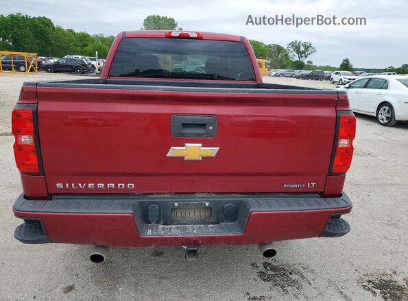3GCUKREC0JG502815 2018 CHEVROLET 1500 Maroon Widok z tyłu