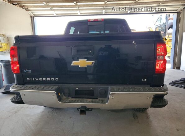 3GCUKREC0JG608990 2018 CHEVROLET SILVERADO Black Вид ззаду