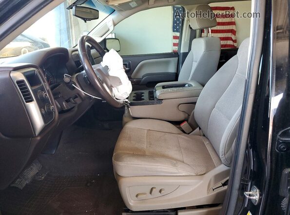3GCUKREC0JG608990 2018 CHEVROLET SILVERADO Black Вид салону спереду