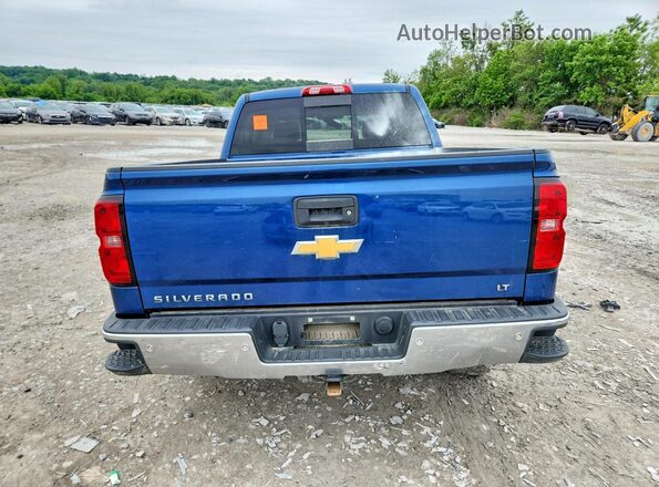 3GCUKREC1GG306617 2016 CHEVROLET SILVERADO Blue Հետևի տեսք