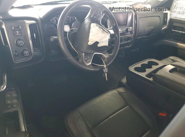 3GCUKREC1HG485341 2017 CHEVROLET SILVERADO Белый Вид панели приборов