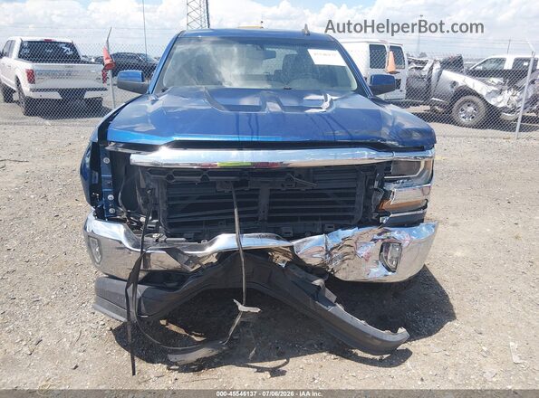 3GCUKREC1HG504101 2017 CHEVROLET SILVERADO Blue Widok wnętrza z tyłu