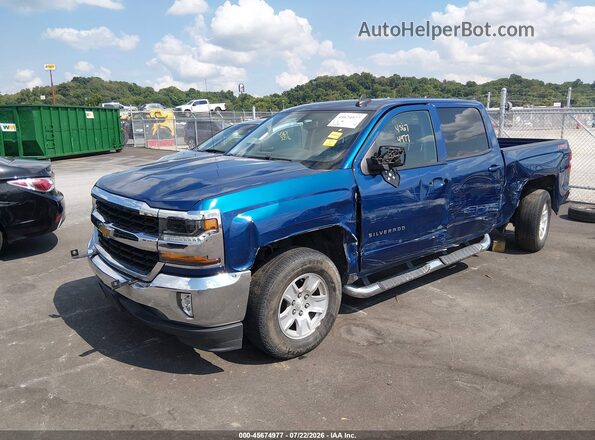 3GCUKREC1JG123421 2018 CHEVROLET SILVERADO Blue Front left