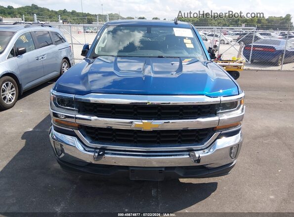 3GCUKREC1JG123421 2018 CHEVROLET SILVERADO Blue Rear interior view