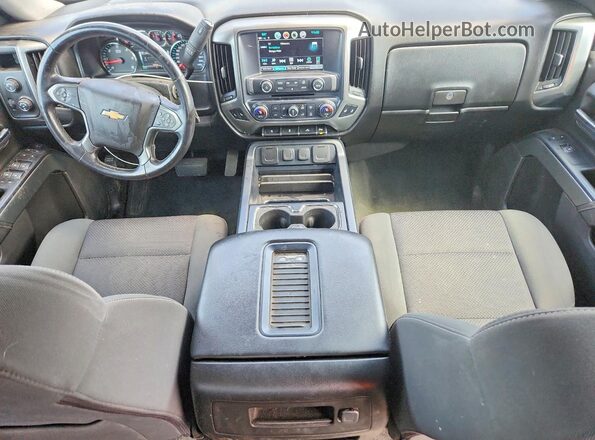 3GCUKREC1JG385049 2018 CHEVROLET SILVERADO Black Вид панелі приладів