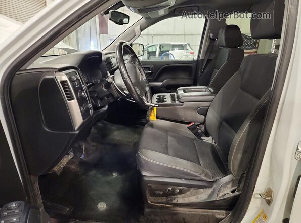 3GCUKREC1JG431429 2018 CHEVROLET SILVERADO White წინა სალონის ხედი