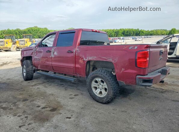 3GCUKREC1JG477276 2018 CHEVROLET SILVERADO Red Tył lewy