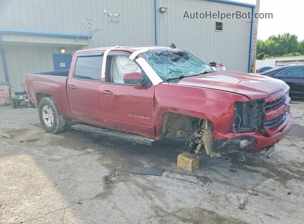 3GCUKREC1JG477276 2018 CHEVROLET SILVERADO Red Przód prawy