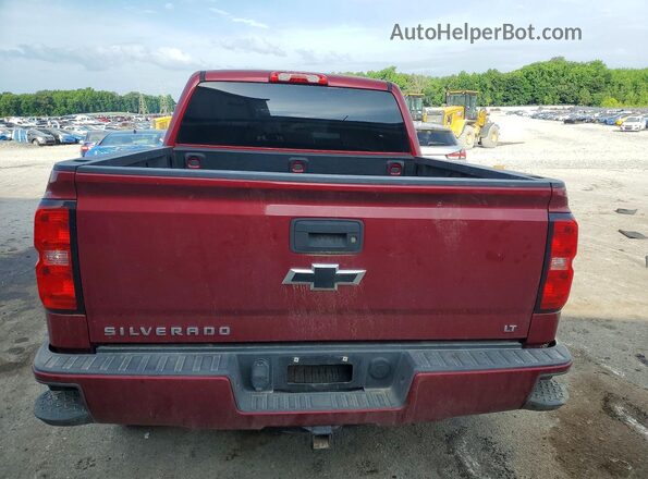 3GCUKREC1JG477276 2018 CHEVROLET SILVERADO Red Widok z tyłu
