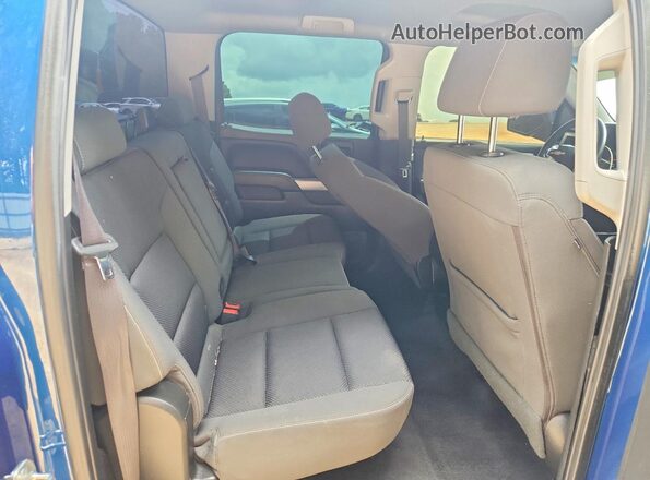 3GCUKREC1JG480128 2018 CHEVROLET SILVERADO Blue Вид задніх сидінь
