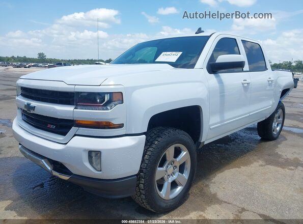 3GCUKREC1JG537752 2018 CHEVROLET SILVERADO White Front left