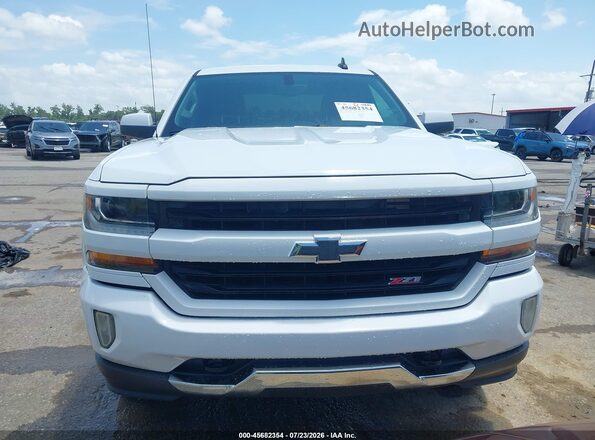 3GCUKREC1JG537752 2018 CHEVROLET SILVERADO White Instrument cluster view