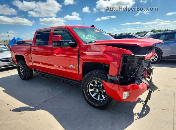 3GCUKREC1JG569651 2018 CHEVROLET SILVERADO Red Передня права чверть