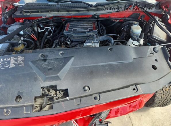 3GCUKREC1JG569651 2018 CHEVROLET SILVERADO Red Вид задньої частини салону