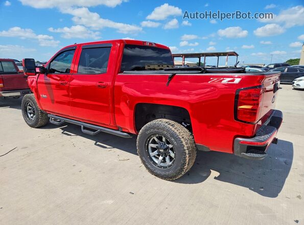 3GCUKREC1JG569651 2018 CHEVROLET SILVERADO Red Задня ліва чверть