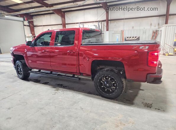 3GCUKREC1JG632943 2018 CHEVROLET SILVERADO Красный Задняя левая четверть