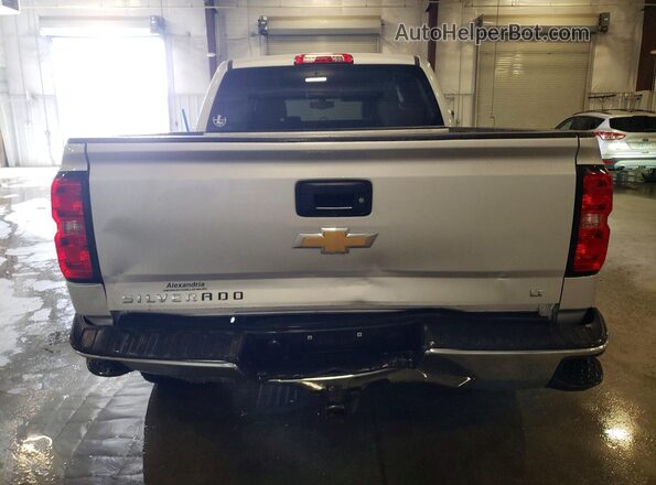 3GCUKREC2GG162088 2016 CHEVROLET SILVERADO Серебряный Вид сзади