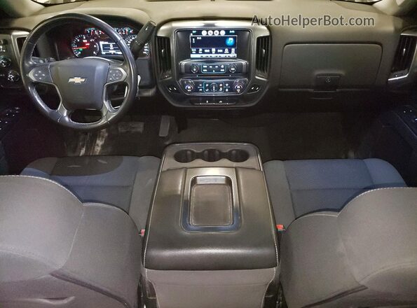 3GCUKREC2GG162088 2016 CHEVROLET SILVERADO Серебряный Вид панели приборов